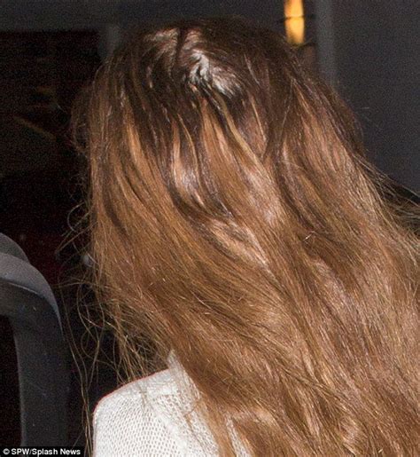 Lindsay Lohan Flashes A Big Bald Patch At The Back Of Her Head