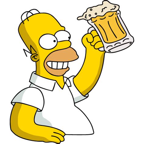 Homer Simpson Holding Beer Duff Logo Download Logo Icon Png Svg