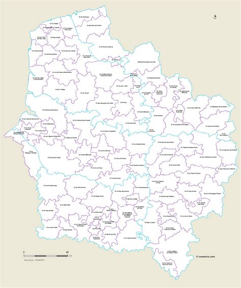 In alphabetical order, the regions are: Carte des intercommunalités des Hauts-de-France