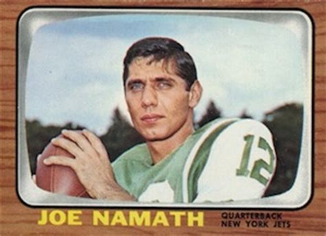 1965 topps #122 joe namath rookie. Top Joe Namath Football Cards, Vintage Cards, Rookie Cards
