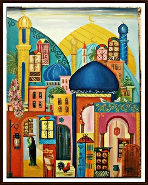 Arte Folk Folk Art Middle Eastern Art Arabian Art Painter Artist
