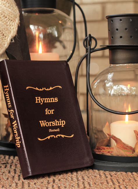Hymns For Worship Revised Leather Hymnal R J Stevens Music
