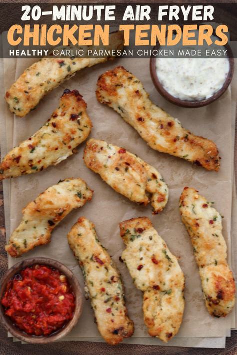 Maybe you would like to learn more about one of these? 20-Minute Garlic Parmesan Air Fryer Chicken Tenders