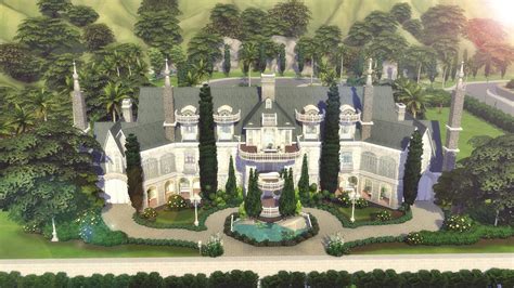 MansÃo De Beverly Hills Beverly Hills Mansion│the Sims 4 Speed Build