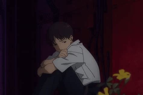 Sad anime sad anime boy gif sd gif hd gif mp4. Evangelion Sad GIF - Evangelion Sad Animated - Discover ...