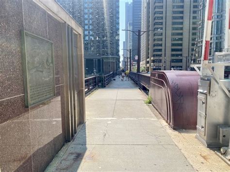 Chicagos First Movable Bridge Historical Marker