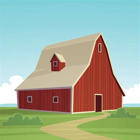 Royalty Free Red Barn Clip Art Vector Images And Illustrations Istock