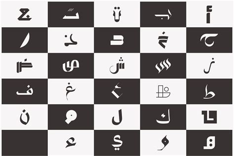 Arabic Alphabet Letters Lettering Alphabet Arabic Alphabet Typography Alphabet