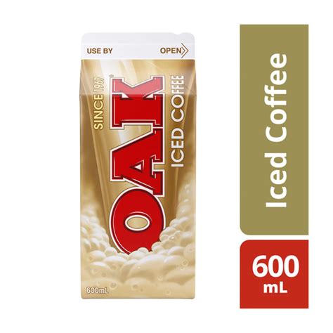 Calories In Oak Iced Coffee Flavoured Milk Carton Calcount