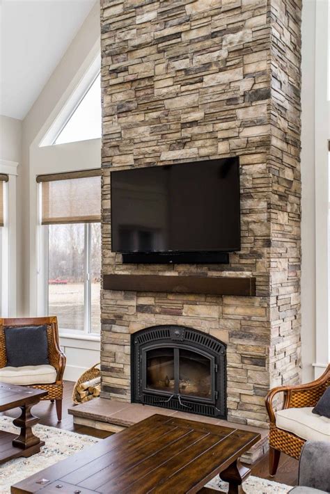 Pin By Devin Chobanik On Acreage Corner Stone Fireplace Cabin