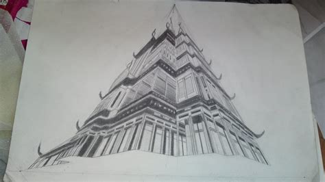 Drawing Compton 3 Point Perspective