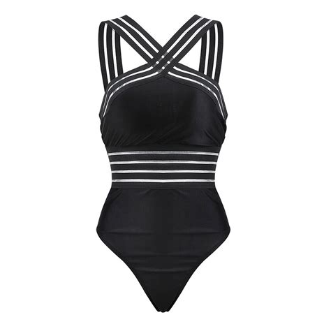 2019 Sexy Swimsuit Women Swimwear One Piece Bodysuit Women Bathing Suit Solid Beach Backless