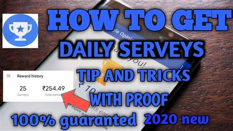 Then use cheat droid to reset the surveys. BEST TRICKS GOOGLE OPINION REGARDS|| 100% DAILY SURVEYS ...