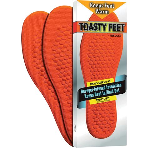 Men S Toasty Feet Insoles Provide Space Age Support