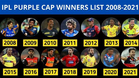 Ipl 2022 List Of Players Who Won The Purple Cap For All Seasons Of Ipl