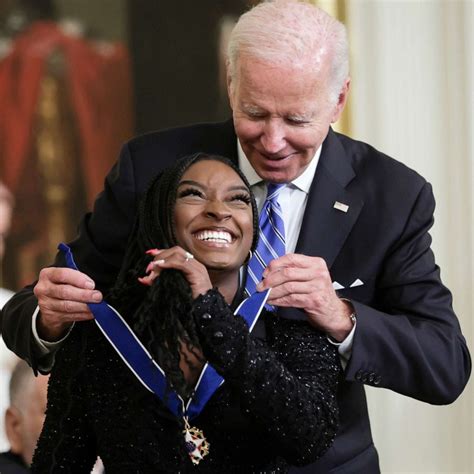 Simone Biles Awarded Presidential Medal Of Freedom Good Morning America