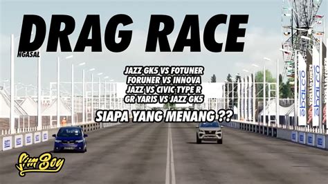 Drag Race Ngasal Adu Mobil Yang Ada Di Indonesia Steering Wheel