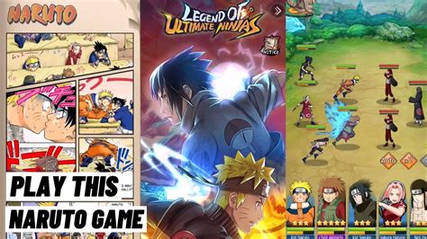 Play This New Naruto Rpg Game Legend Of Ultimate Ninjas Gameplay Ios