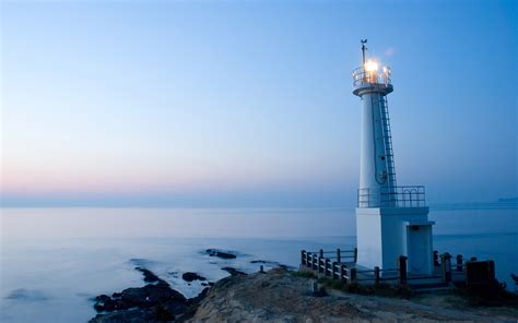Wallpaper Sea Bay Nature Reflection Tower Coast Lighthouse