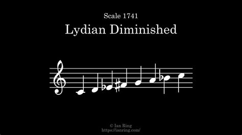 Scale 1741 Lydian Diminished Youtube