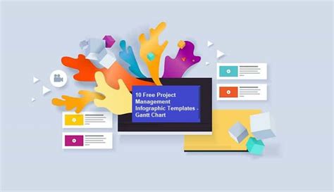 10 Free Project Management Infographic Templates Gantt
