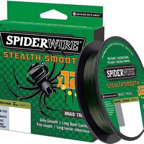 SpiderWire Stealth Smooth 12 Braid Moss Green 0 11mm 10 3kg