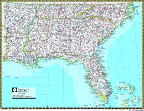 Free Printable Map Of The Southeastern United States Printable Us Maps
