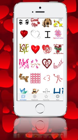‎love Emojis Show Your Affection With The Best Animated And Static