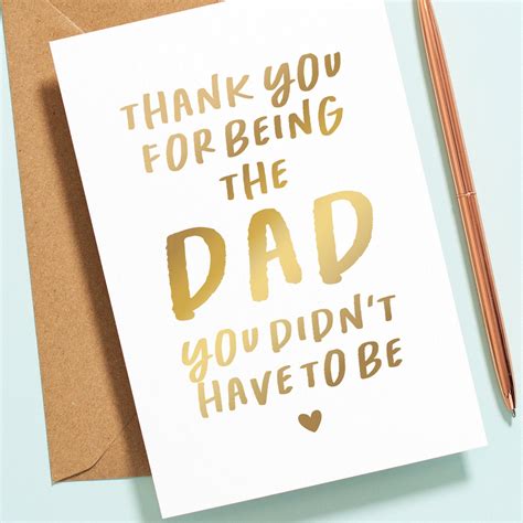 Step Dad Fathers Day Card Funny Fathers Day Card For Step Etsy