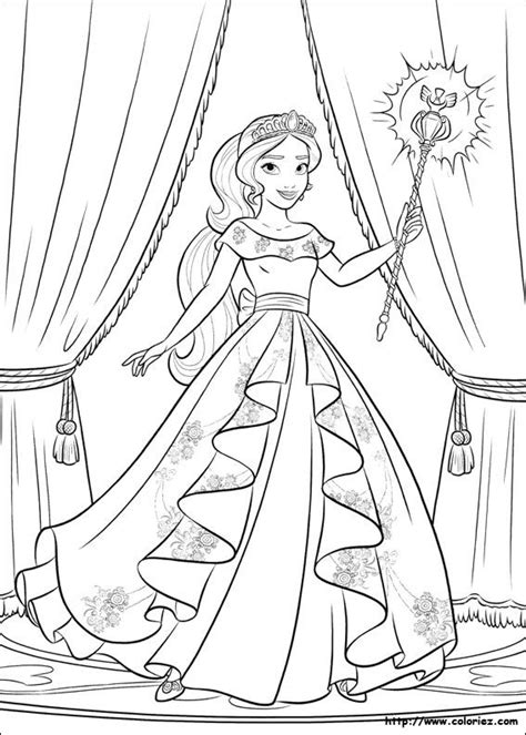 Princess Elena Of Avalor Colouring Page Disney Coloring Pages