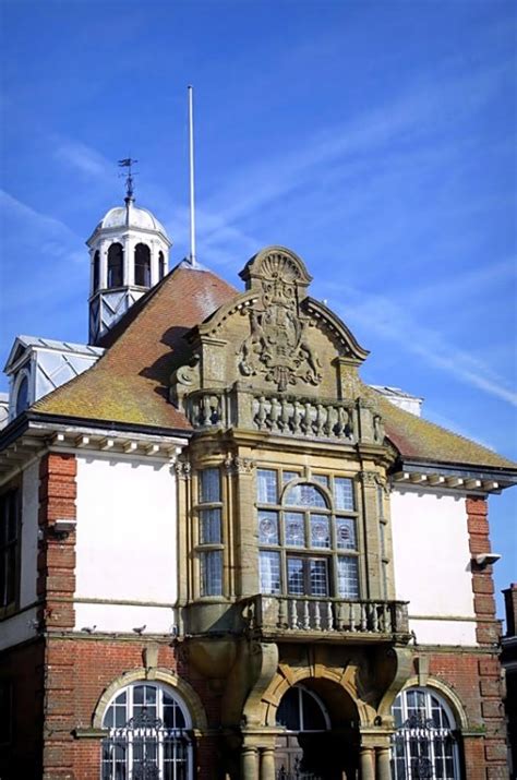 Close Up Of Marlborough Town Hall Wiltshire By Stephen Nunney At