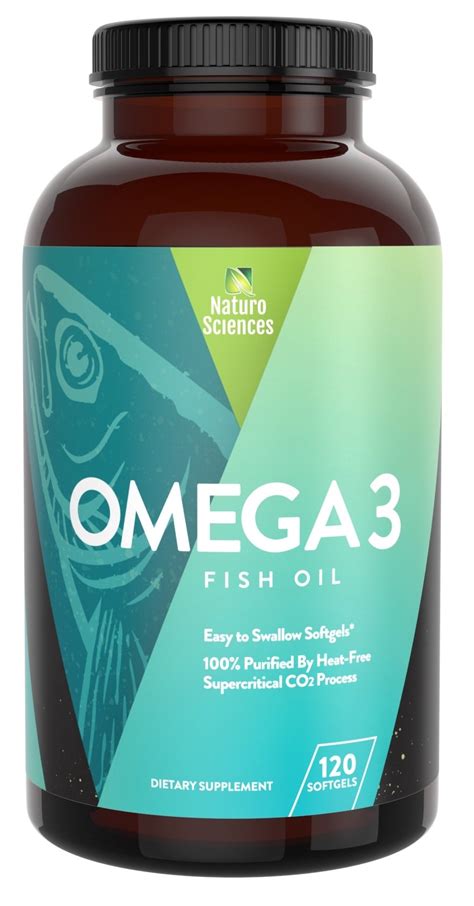 Omega 3 Essential Fatty Acid Fish Oil Supplement By Naturo Sciences