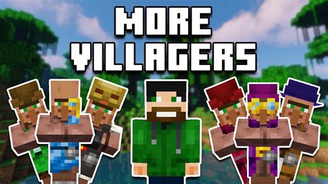 More Villagers Mod Review Youtube