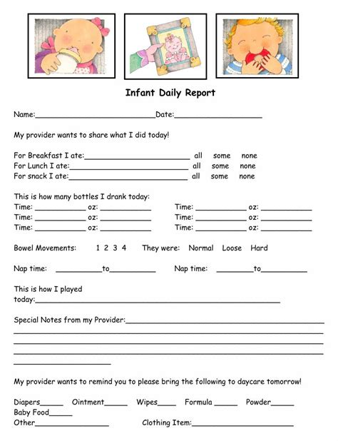 Daily Sheets For Toddlers 10 Free Pdf Printables Printablee
