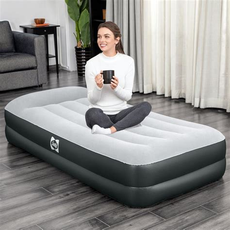 Sealy 16 Inch Inflatable Mattress Twin Airbed W Built In Ac Air Pump