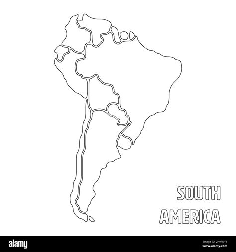 Detalles 57 America Latina Mapa Para Dibujar última Vn