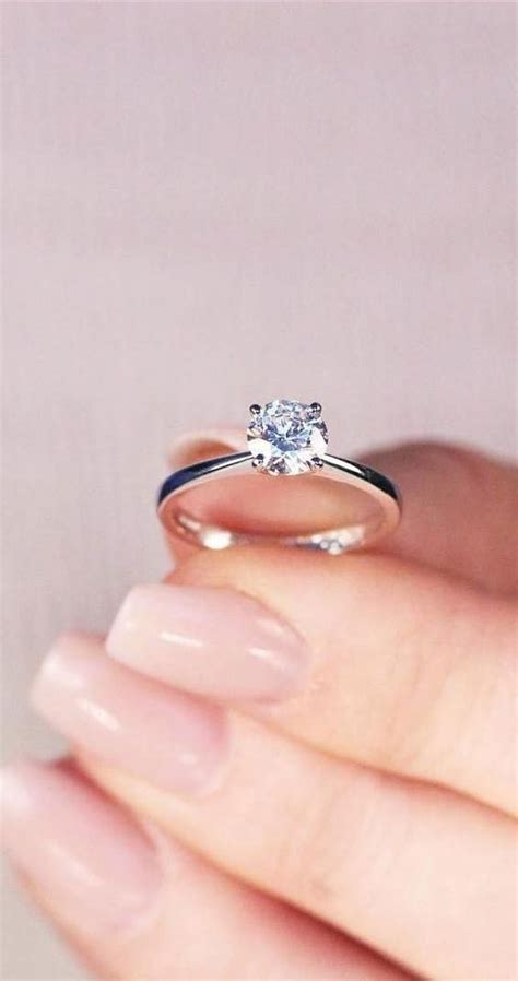 50 Stunning Engagement Rings In 2022 Round Cut Diamond Solitaire
