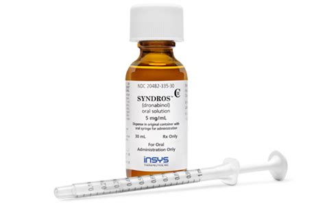 syndros dronabinol dosage indication interactions side effects empr
