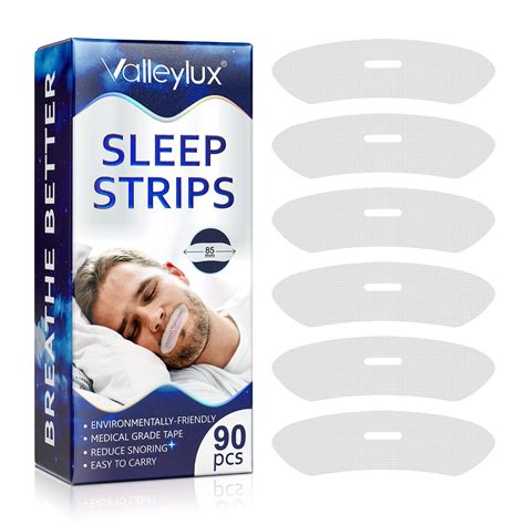 valleylux mouth tape for sleeping stop snoring for better nose breathing sleep tape 90 pcs