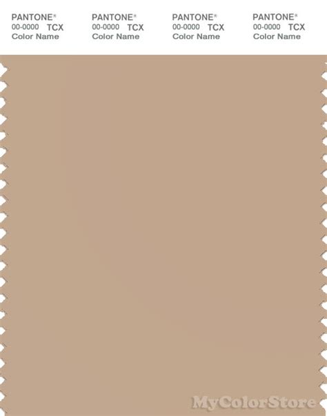 Pantone Smart 15 1314 Tcx Color Swatch Card Pantone Cuban Sand