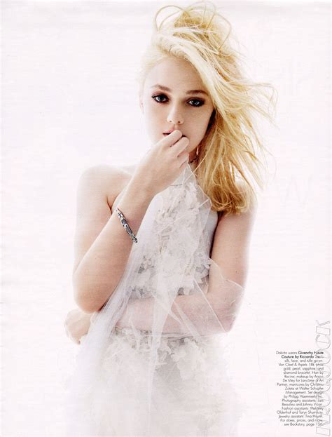 Dakota Fanning In W Magazine December 2011 Issue HawtCelebs