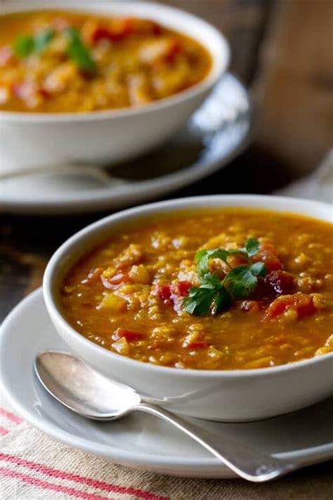 This Vegan Indian Spiced Red Lentil Soup Recipe Uses An Easy Technique