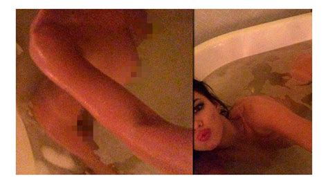 Se filtraron fotos de Karina Jelinek desnuda en la bañera