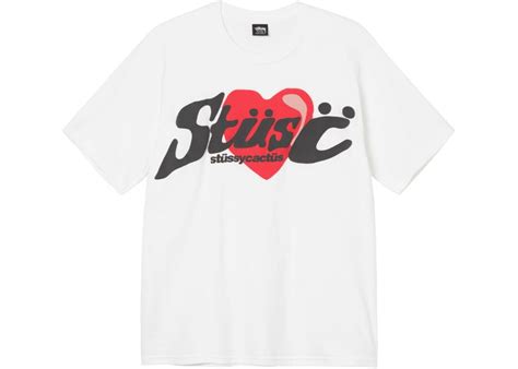 Stussy X Cpfm Heart T Shirt White Shirts Streetwear Tshirt Design