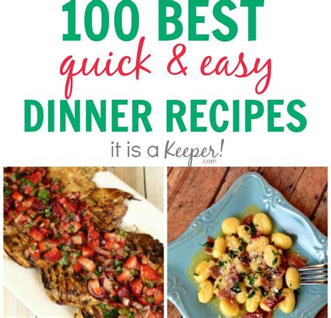 To choose the best food processo. 100+ Dinner Recipes Quick Easy Meals - It Is a Keeper