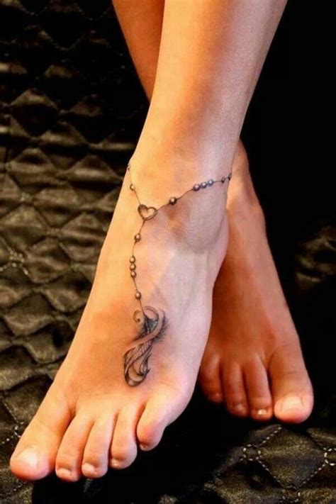 Cool Women Foot Tattoo Designs