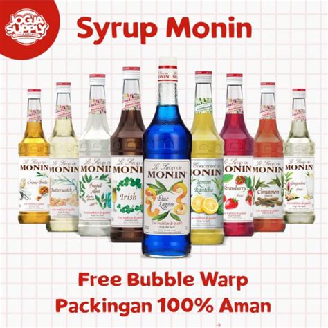 Jual Monin Syrup Syrup Monin All Varian Botol Ml Shopee Indonesia