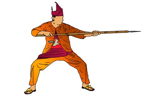 Icon Of Martial Art Call Silat 21629143 Png
