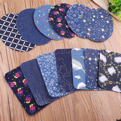Denim Patch DIY Iron On patches for clothing Elbow Patches Repair Pants ...