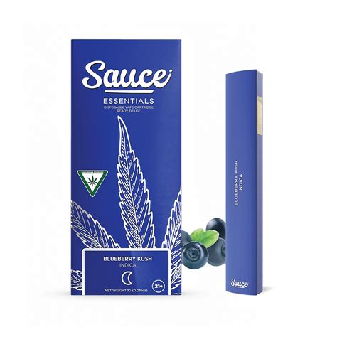 Sauce Essentials Blueberry Kush Infused Indica Disposable Leafly